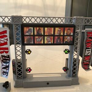 WWF Titan Tron Live Stage 1999 Jakks Entrance Works Complete w/Vince McMahon